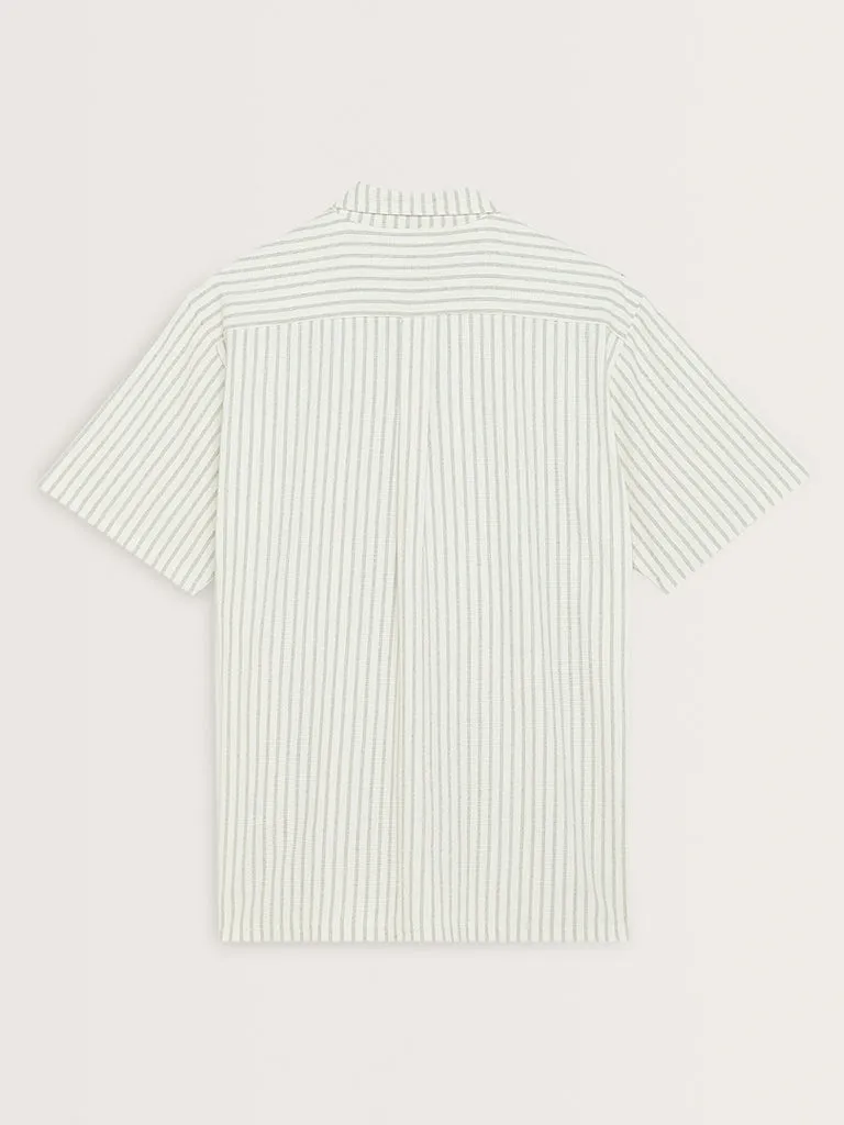 ETA Off-White Stripes Relaxed-Fit Shirt