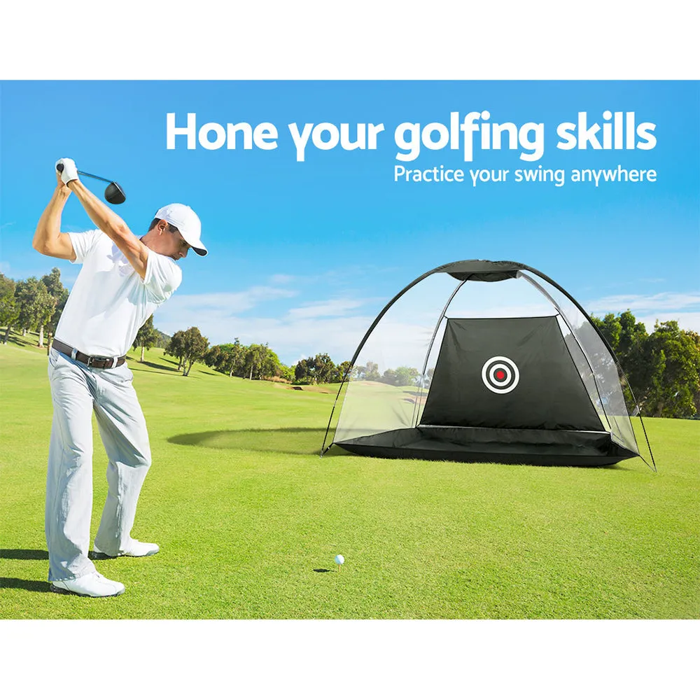 Everfit 3M Golf Practice Net Tent Portable Training Aid Driving Target Mat Soccer