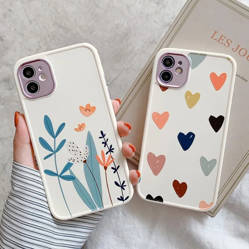 Flower Print Silicone Case