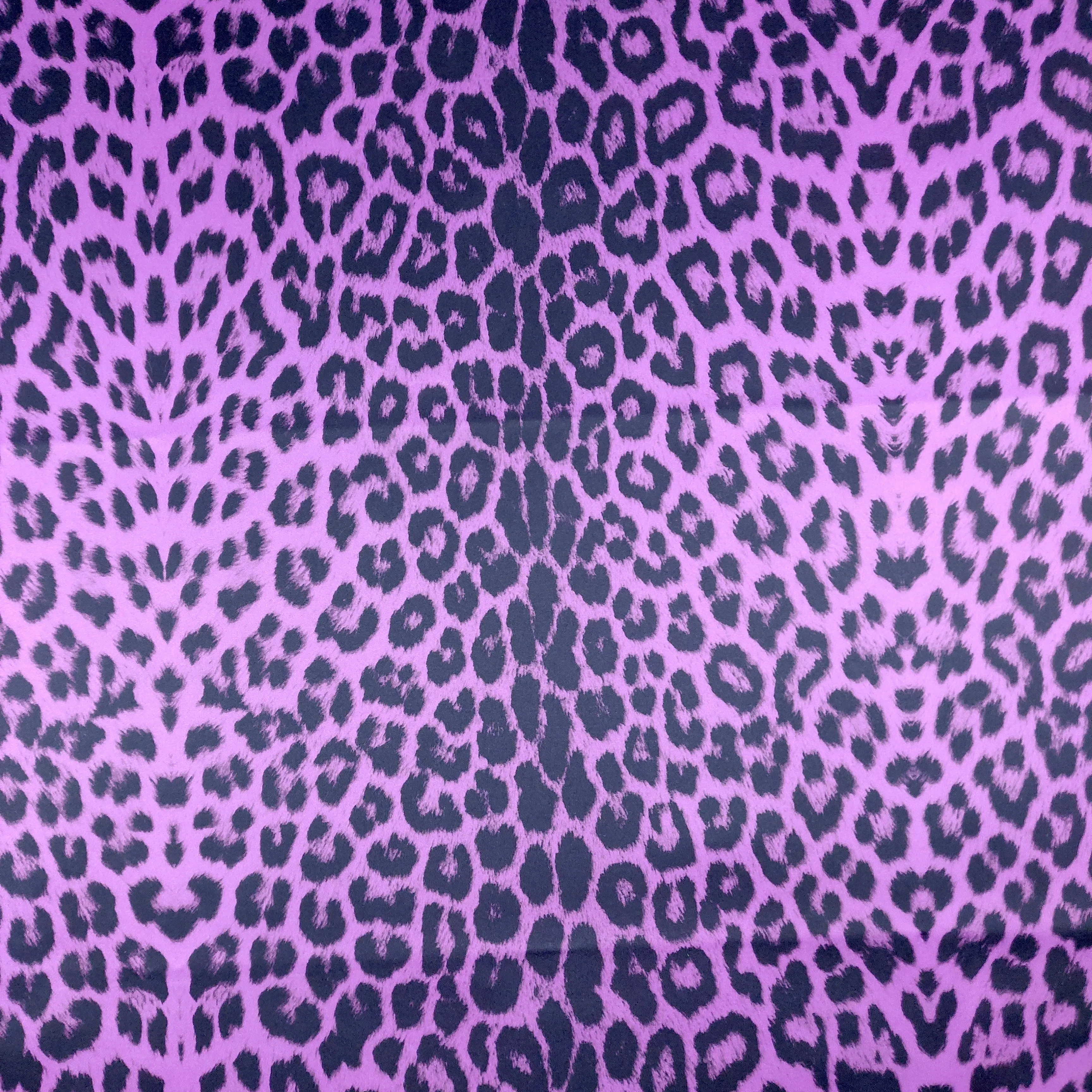 FS005 Leopard Print Scuba, Spun Polyester & Velvet Fabric