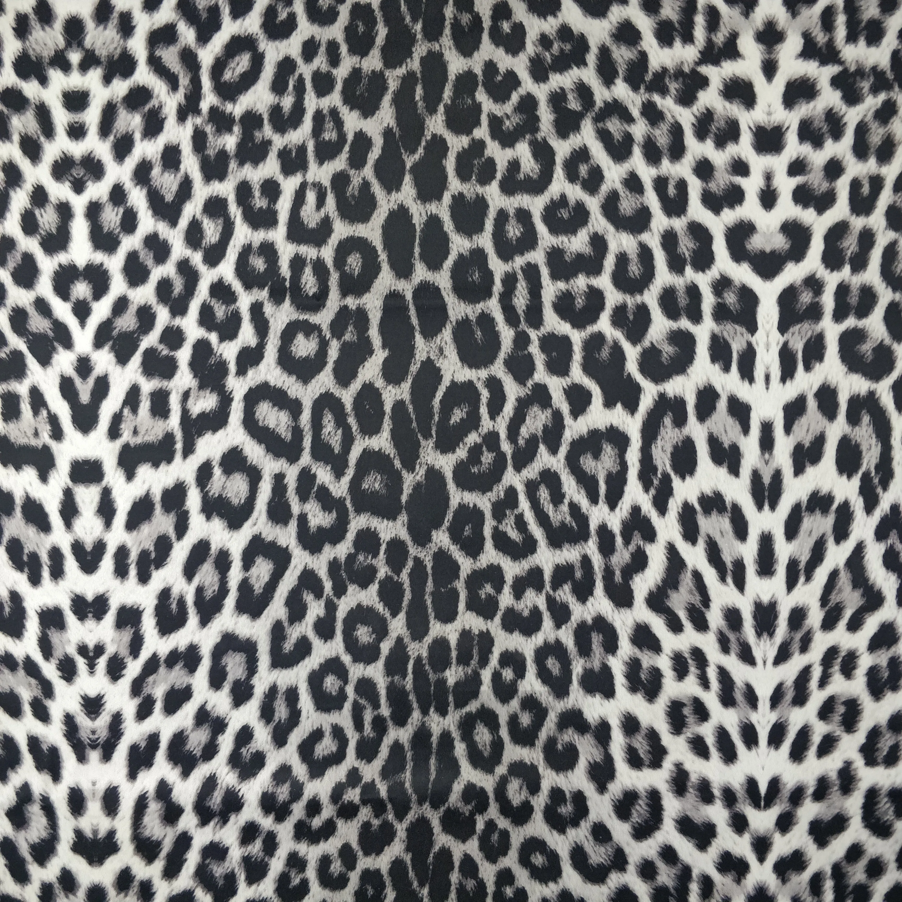 FS005 Leopard Print Scuba, Spun Polyester & Velvet Fabric