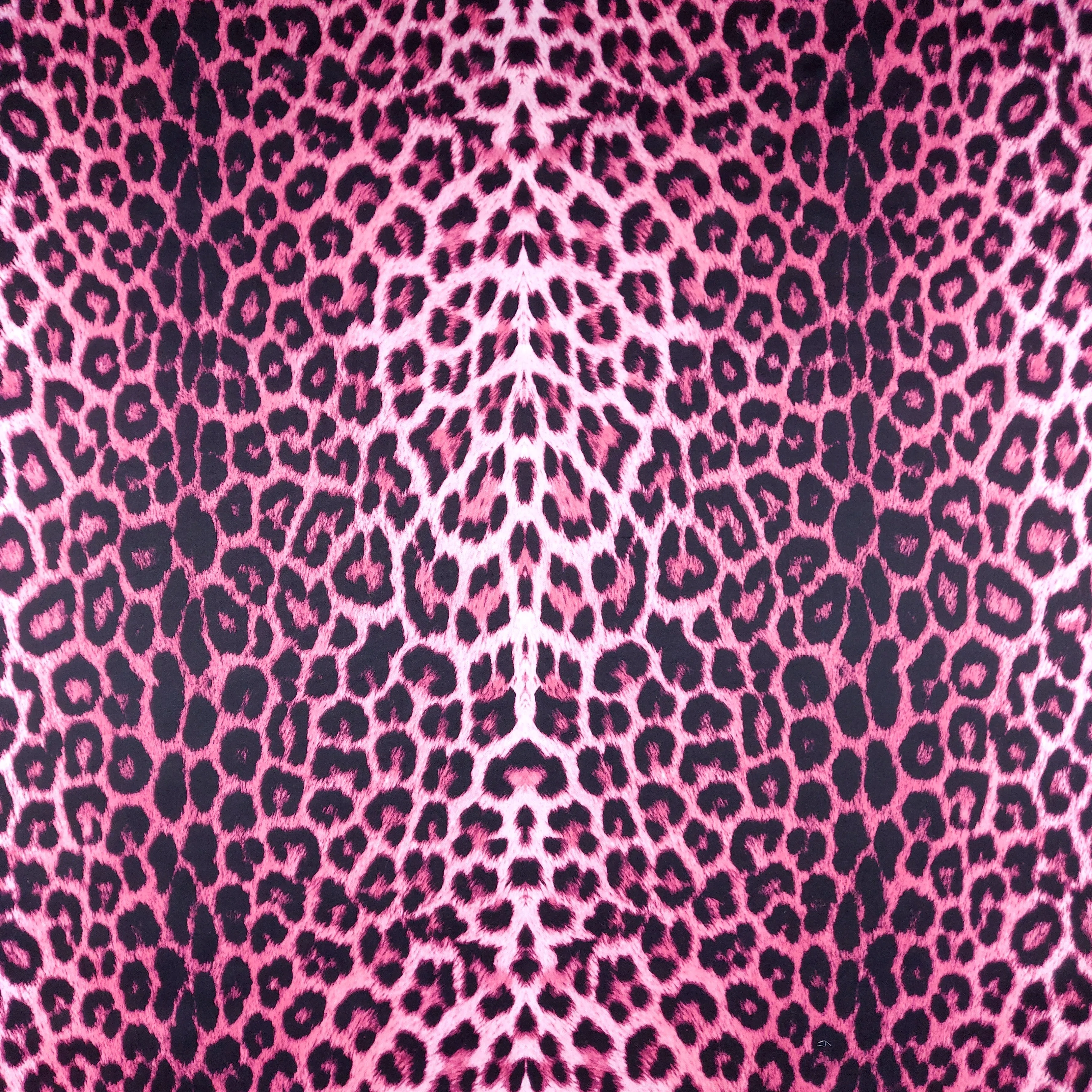 FS005 Leopard Print Scuba, Spun Polyester & Velvet Fabric