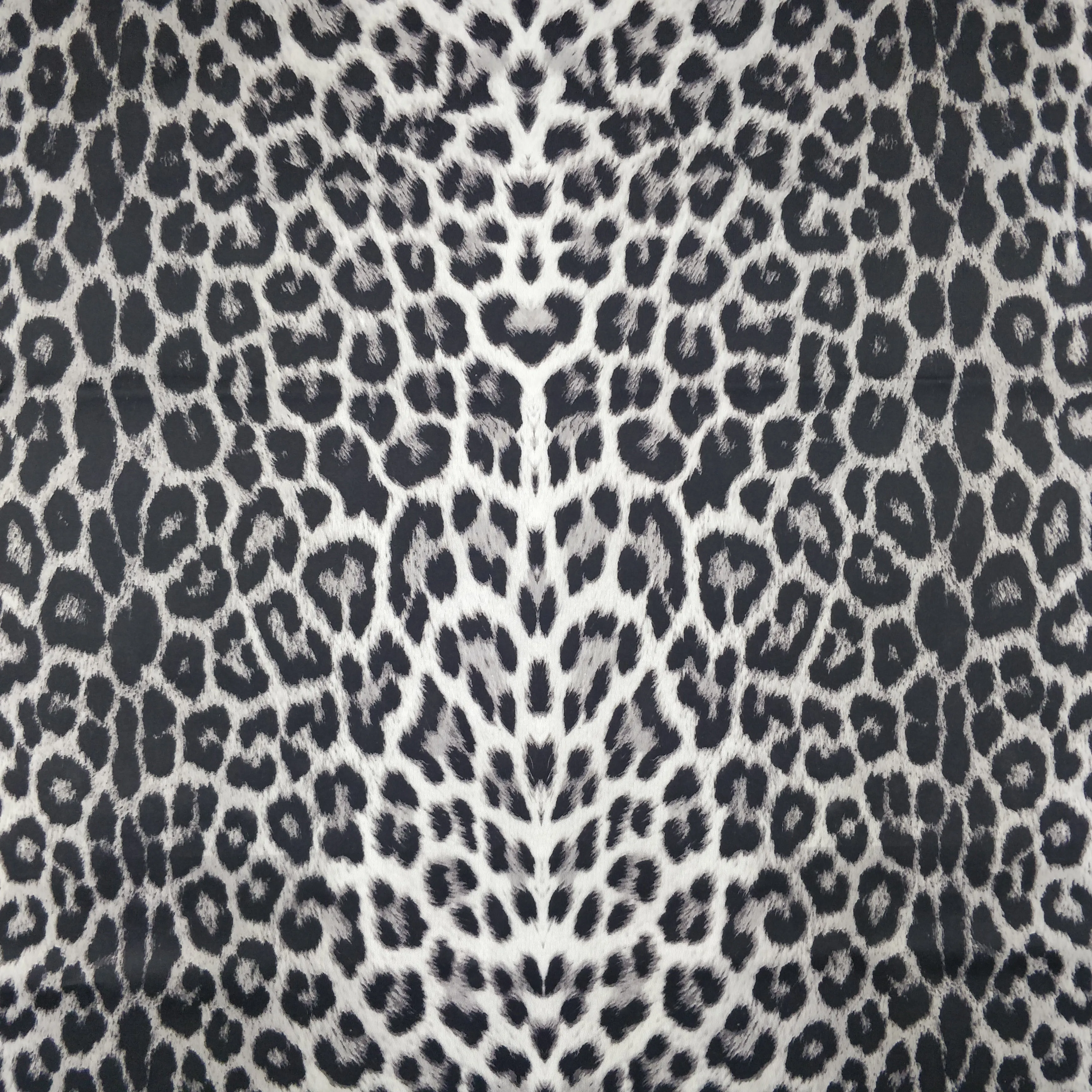 FS005 Leopard Print Scuba, Spun Polyester & Velvet Fabric