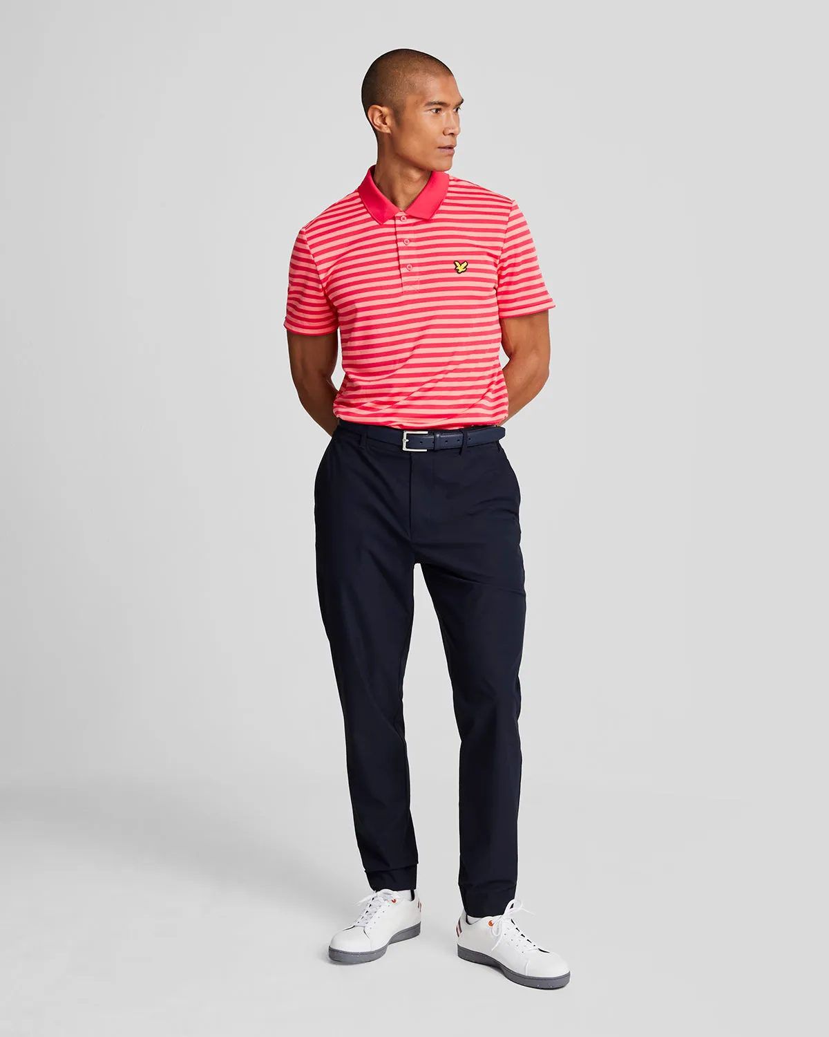 Golf Broad Stripe Polo Shirt