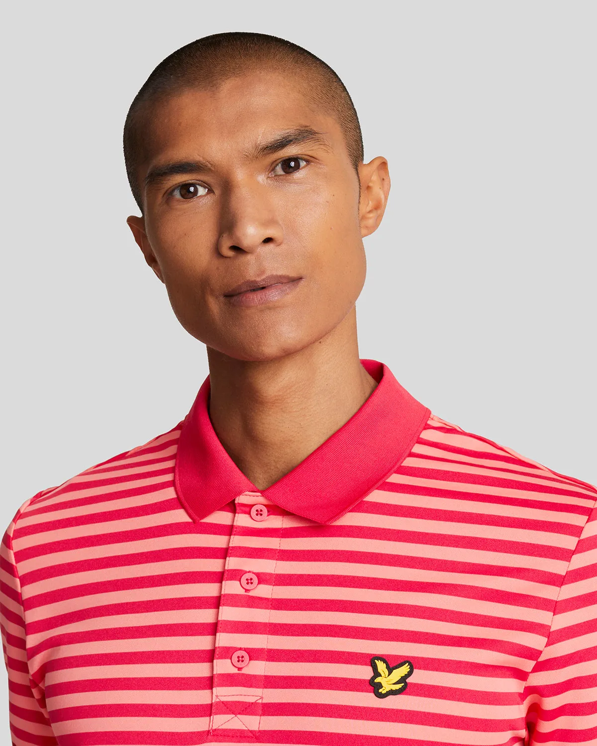 Golf Broad Stripe Polo Shirt