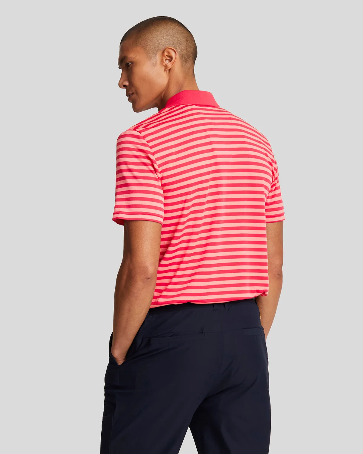 Golf Broad Stripe Polo Shirt