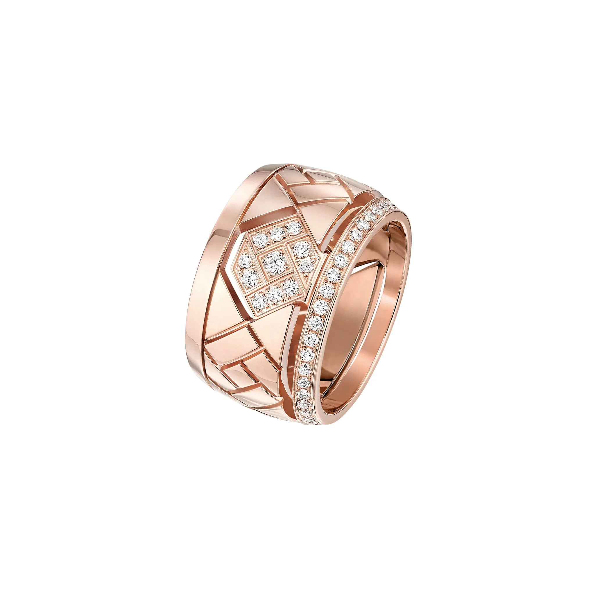 Grafik - White Gold and Diamond Ring Large Model