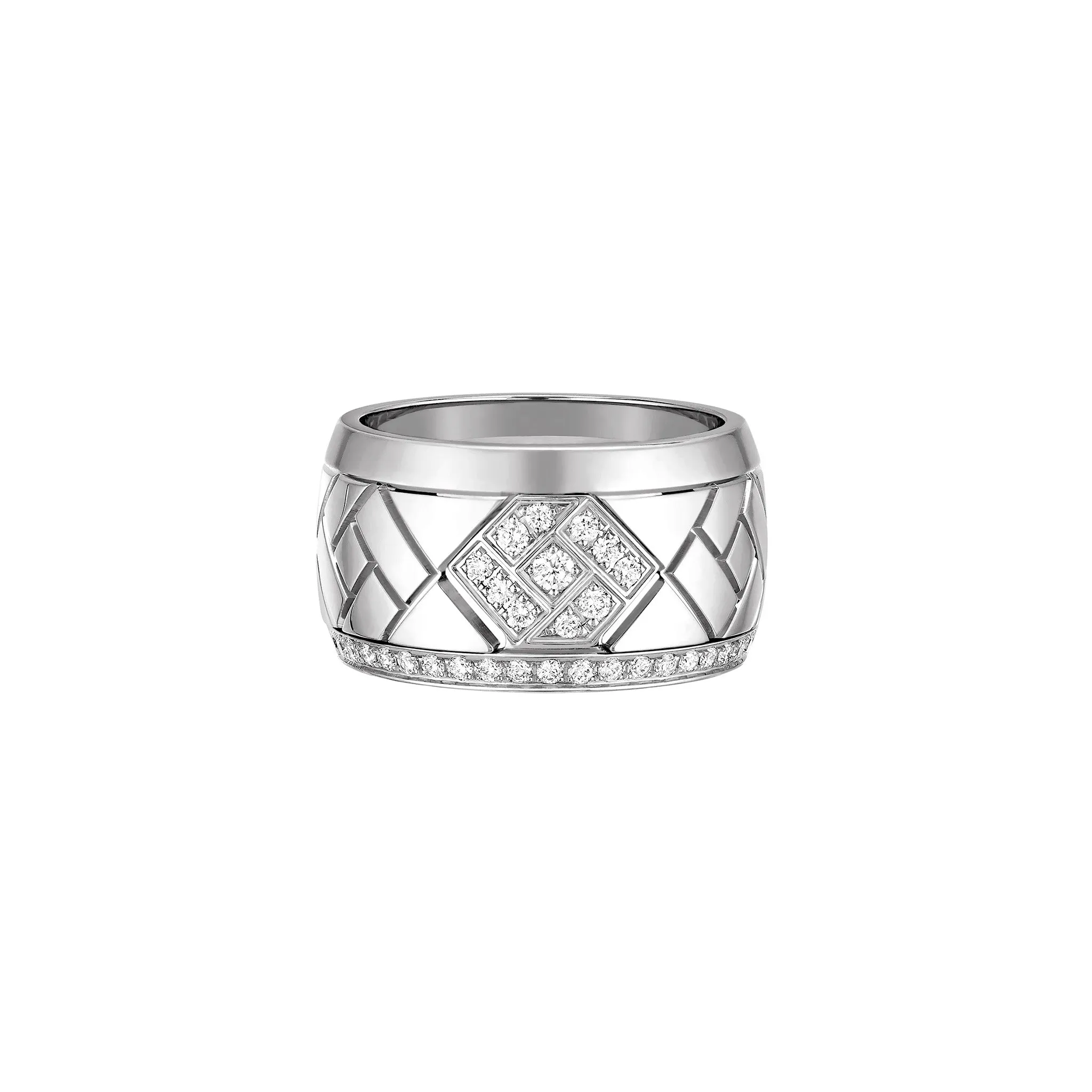 Grafik - White Gold and Diamond Ring Large Model