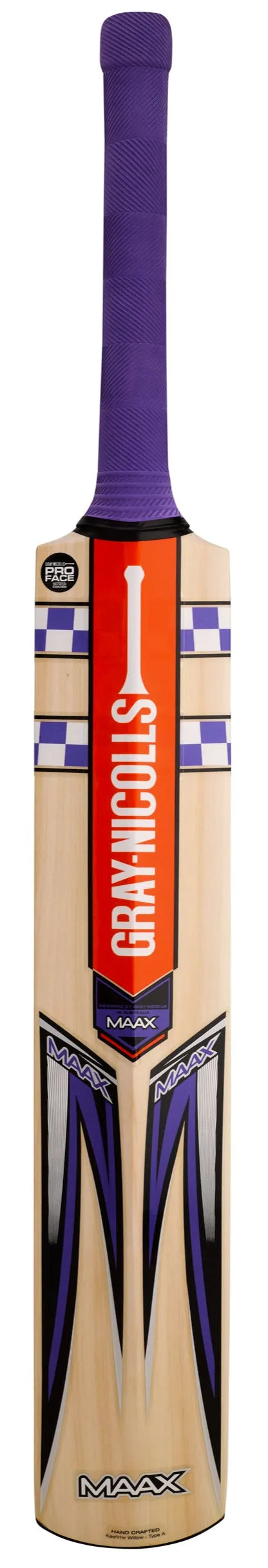 Gray Nicolls Maax Strike Junior Bat Purple