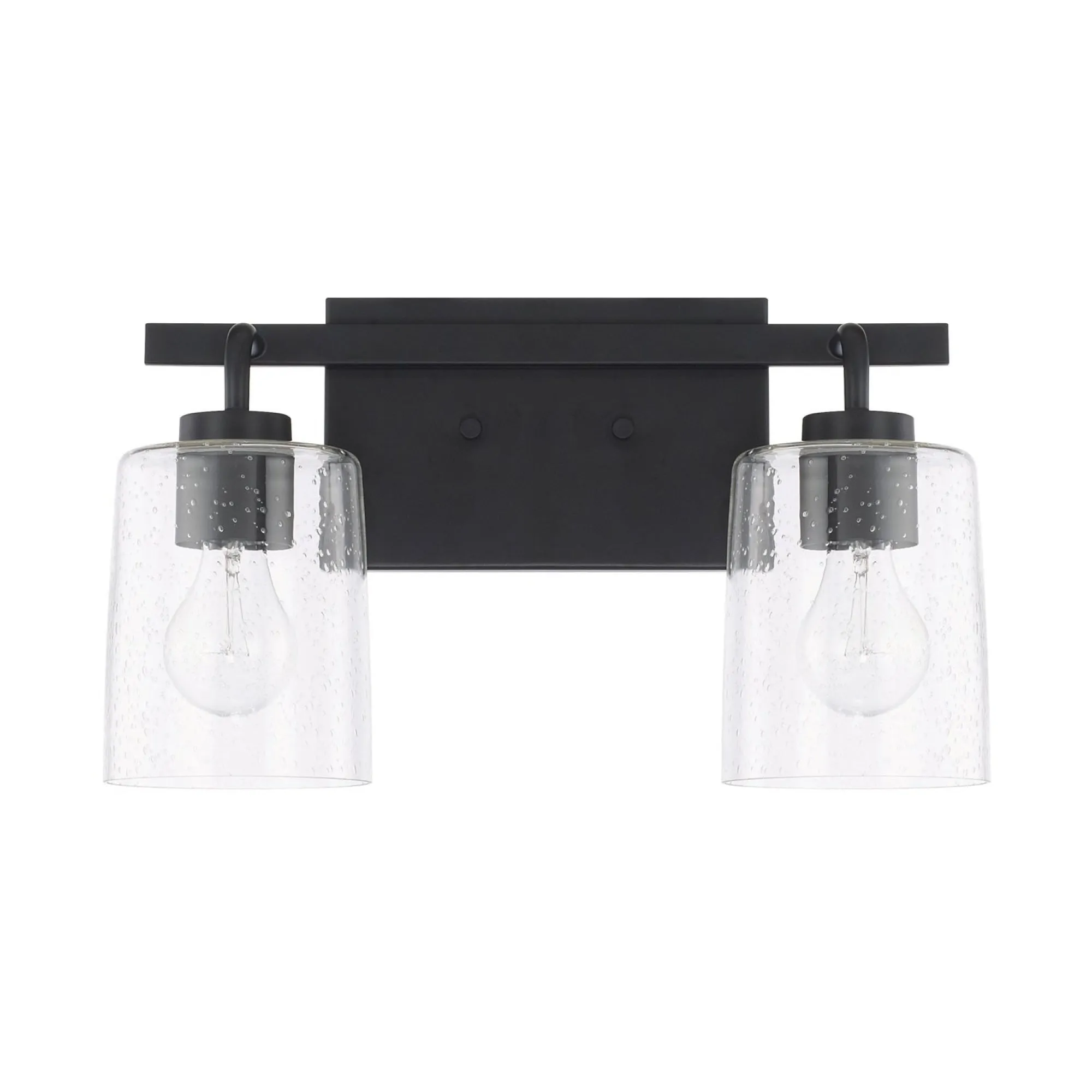 Greyson Two Light Vanity Fixture - Matte Black