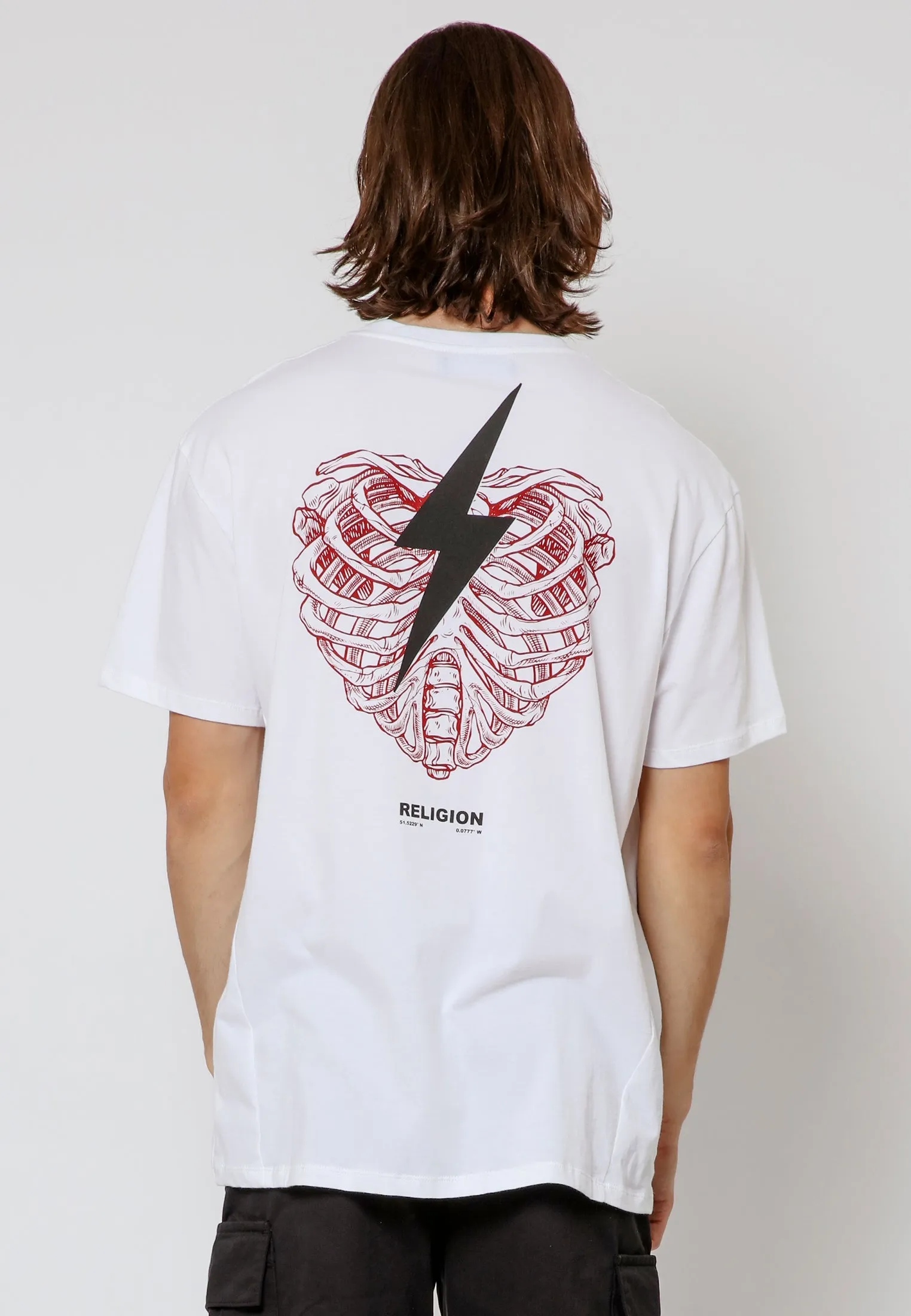 HEART BOLT T-SHIRT WHITE