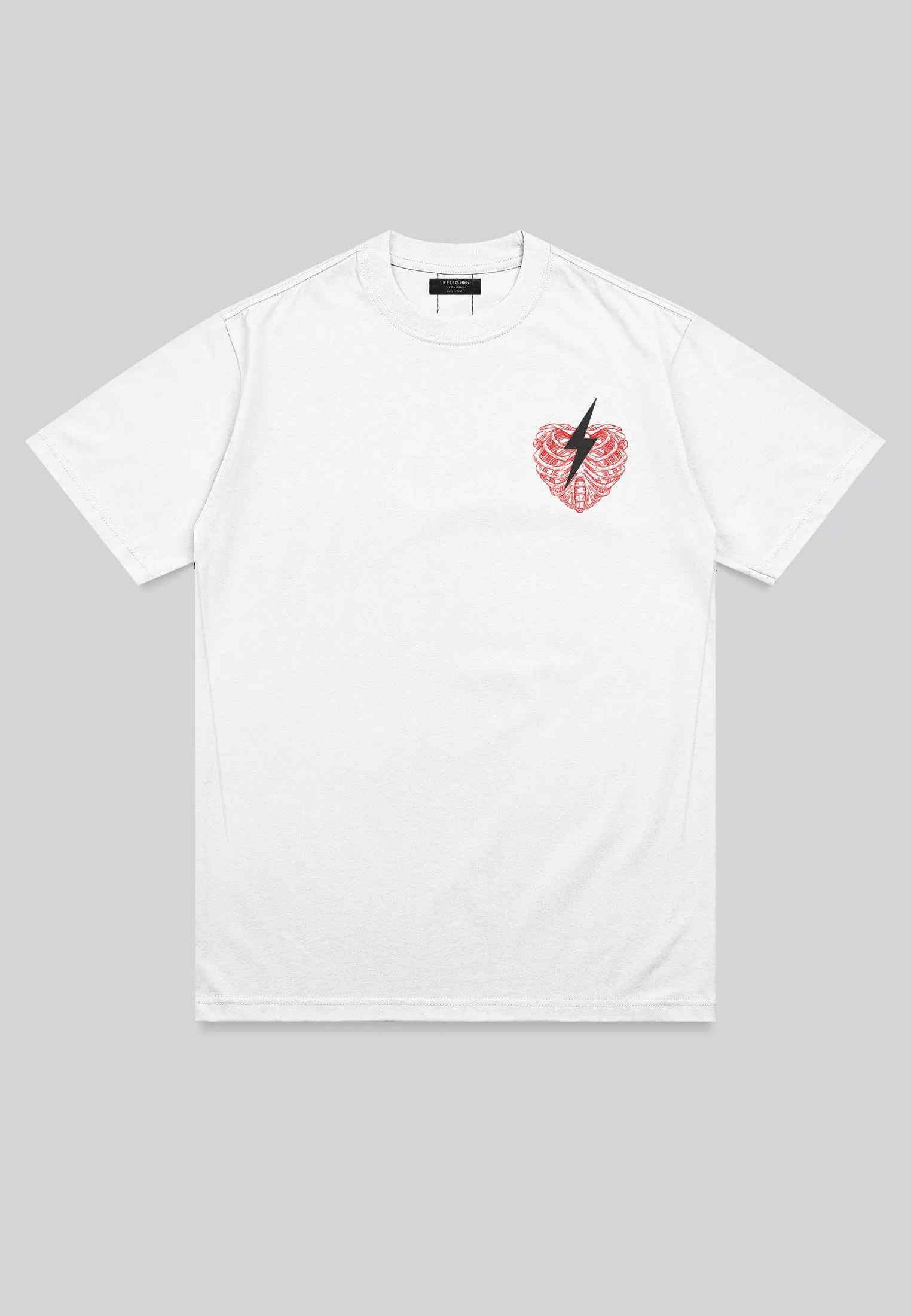 HEART BOLT T-SHIRT WHITE