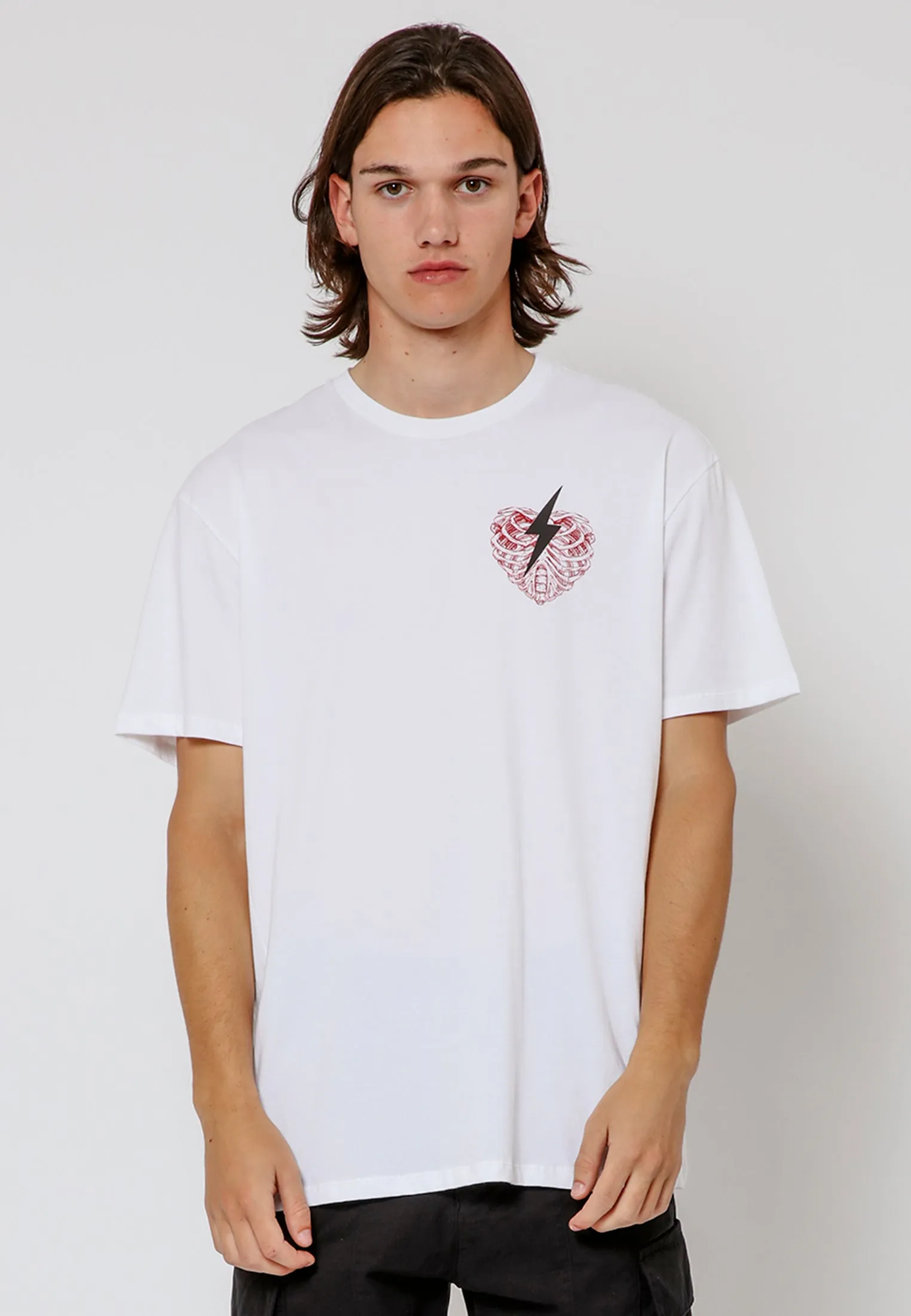 HEART BOLT T-SHIRT WHITE