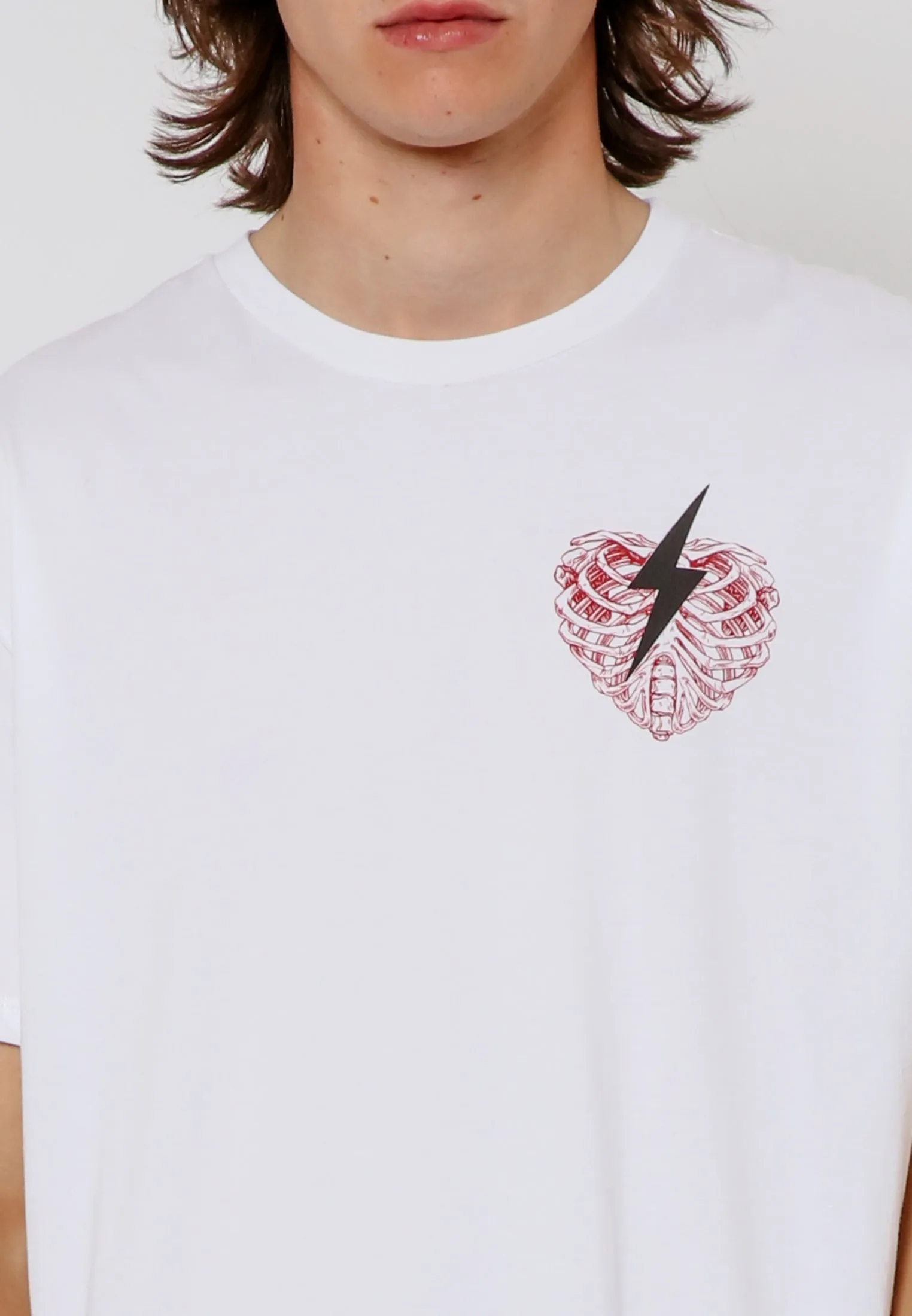 HEART BOLT T-SHIRT WHITE