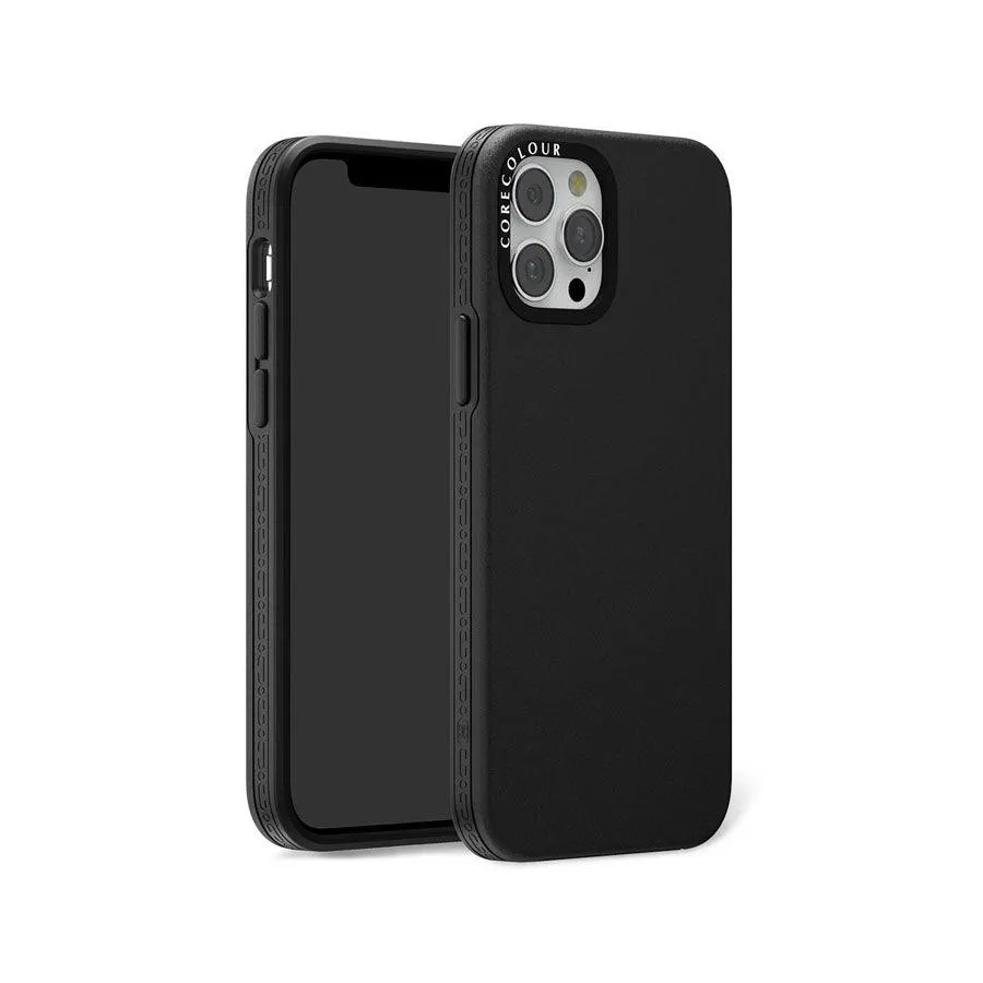 iPhone 12 Pro Solid Black Phone Case