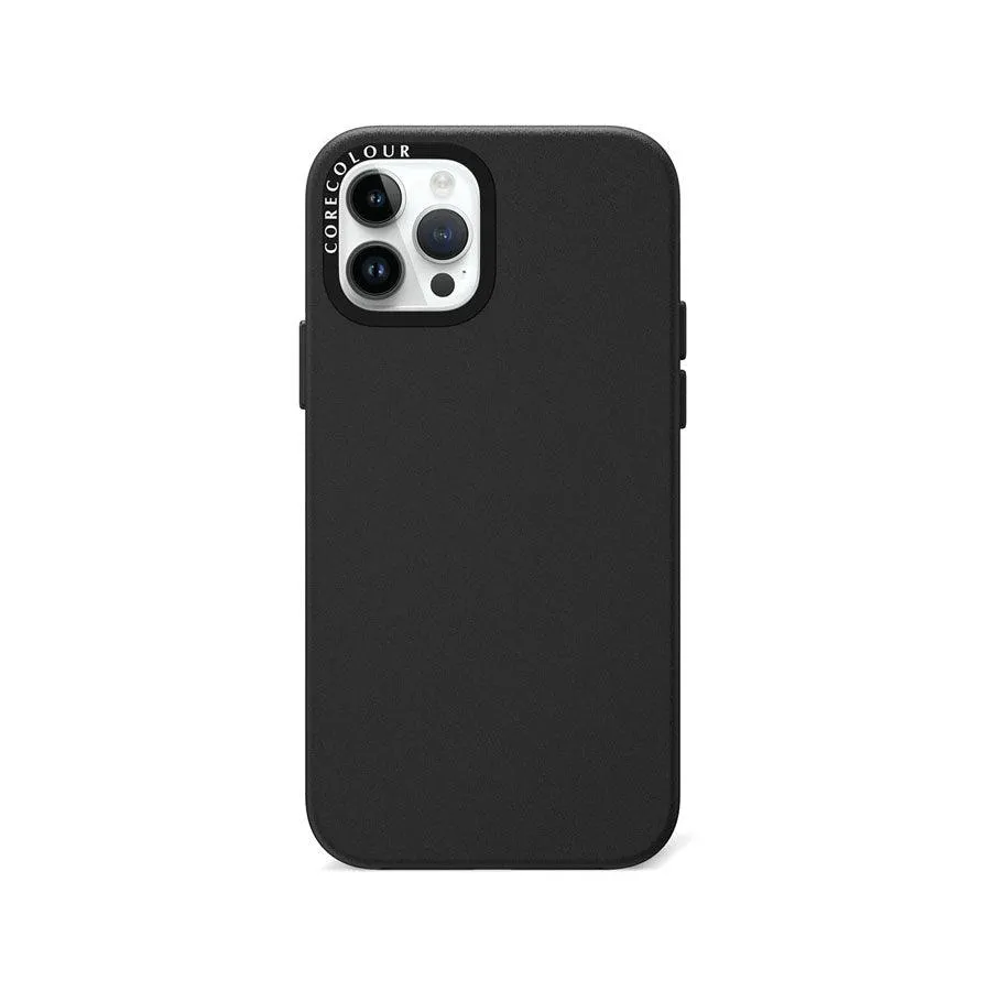 iPhone 12 Pro Solid Black Phone Case