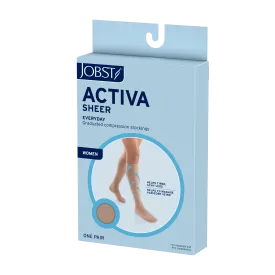 JOBST ACTIVA Sheer 8-15 mmHg Compression Socks Thigh High