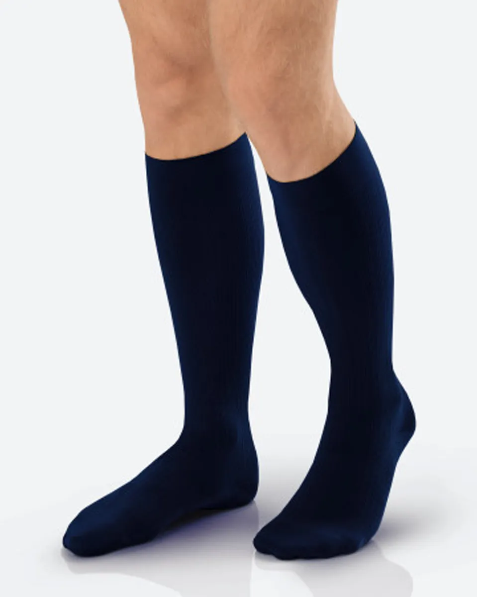 Jobst for Men Ambition Knee High Ribbed Compression Socks 20-30 mmHg - CLEARANCE