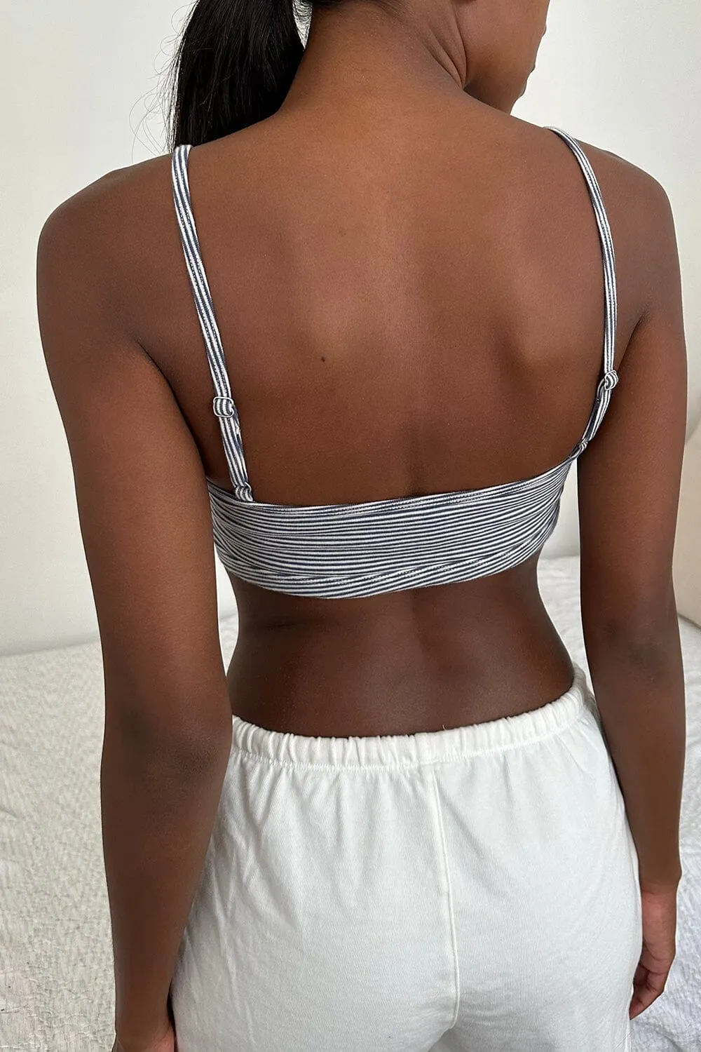 Lainey Striped Bra Top