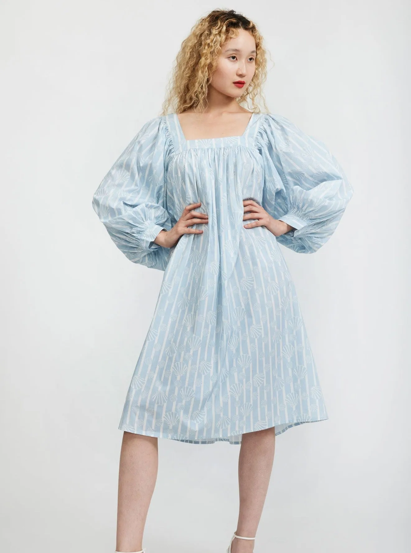 Laura Ashley x BATSHEVA Beaumaris Dress - Honningtoft Shells