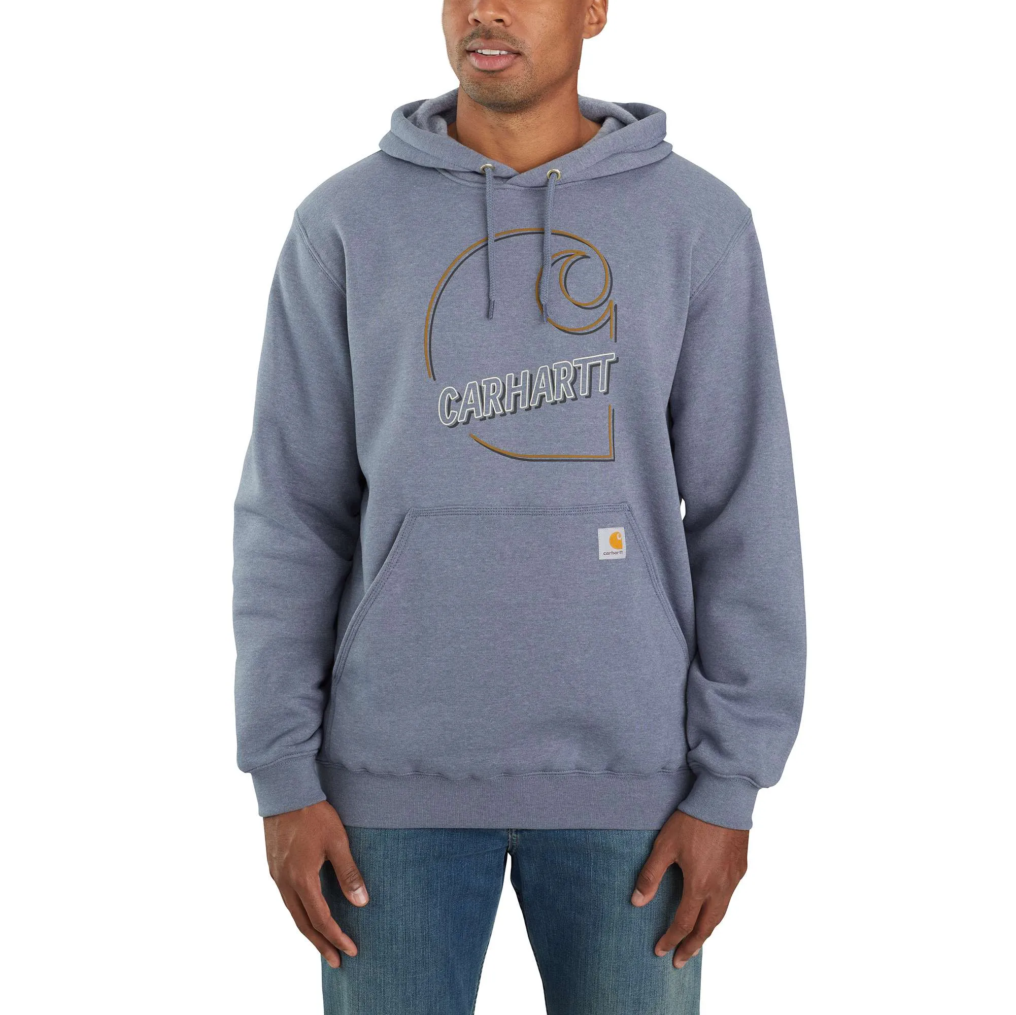 Loose Fit Midweight Carhartt C Graphic Sweatshirt