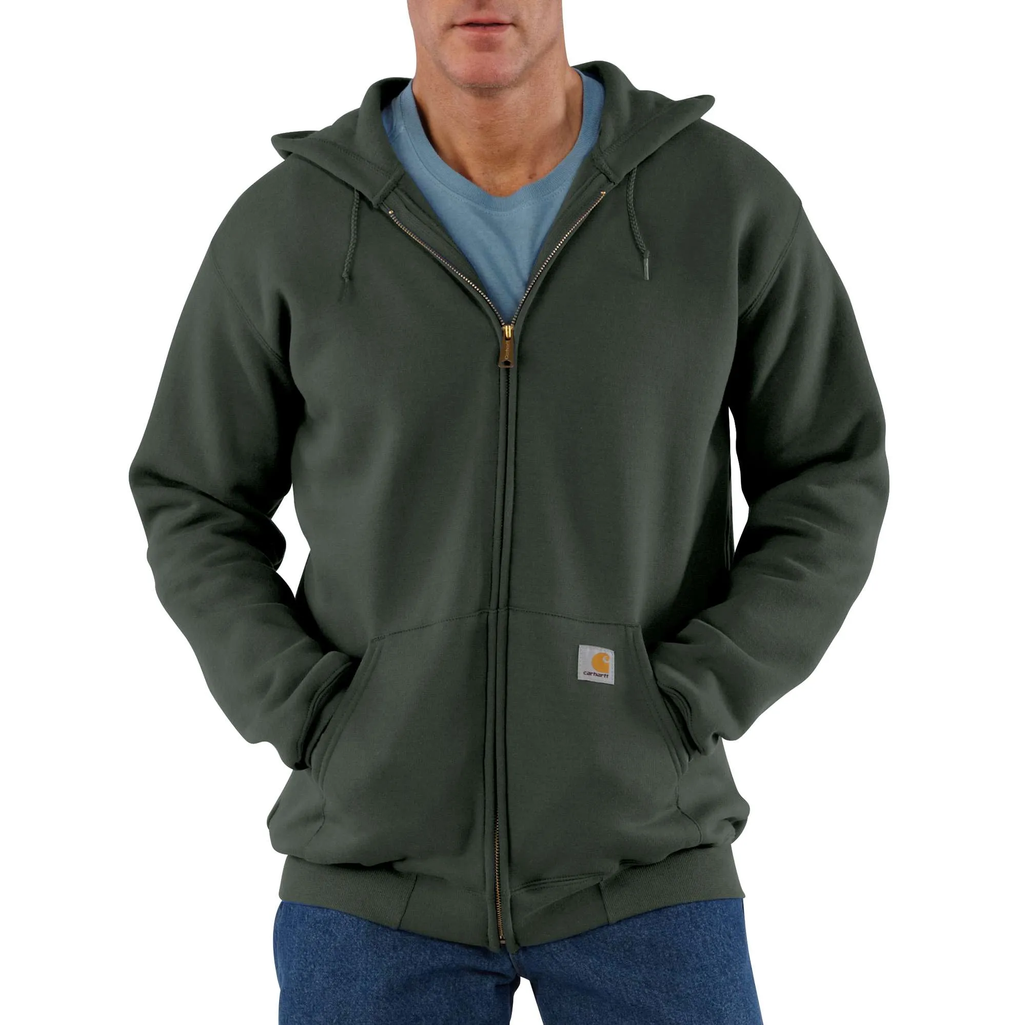 Loose Fit Midweight Full-Zip Sweatshirt