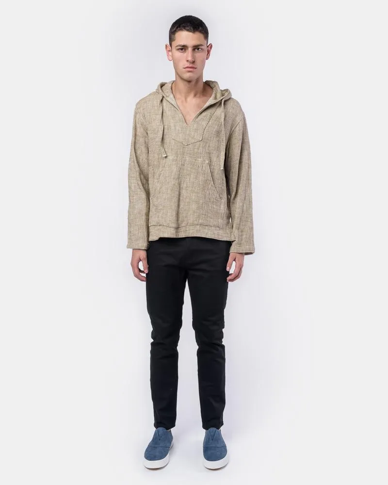 Loose Fit Pullover Parka in Khaki