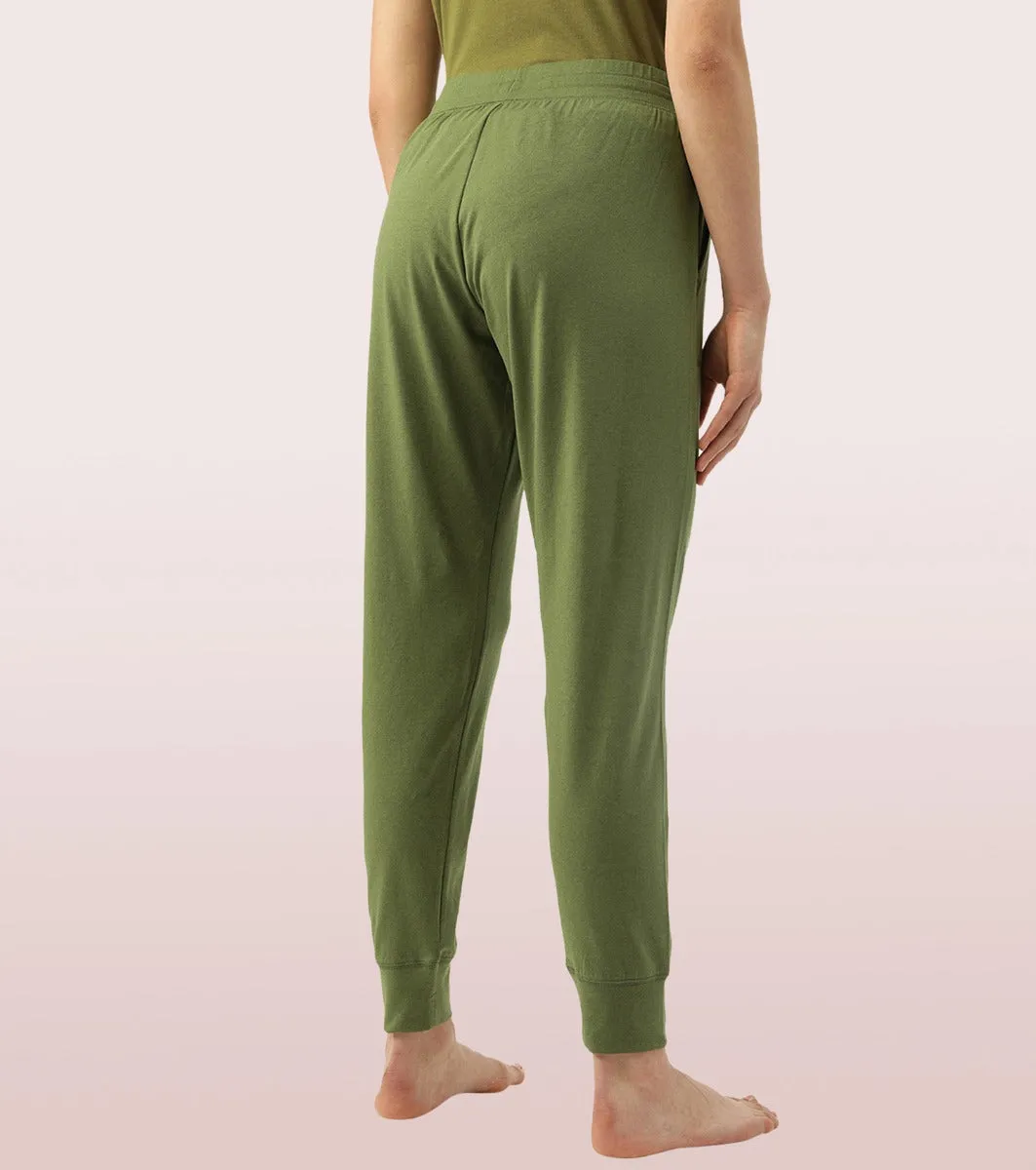 Lounge Jogger | Full Length Cotton Spandex Jogger