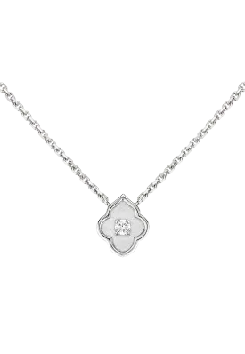 Luce - 1 Diamond White Gold Pendant