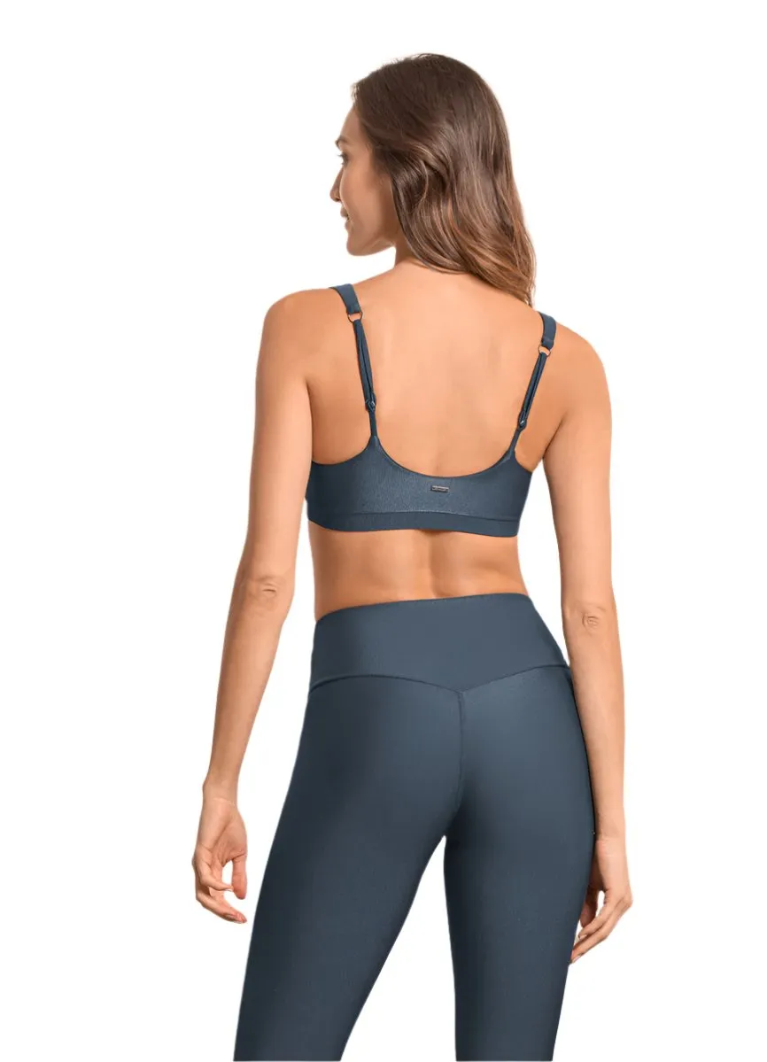 Maaji Bluejay Sweep Medium Impact Sports Bra