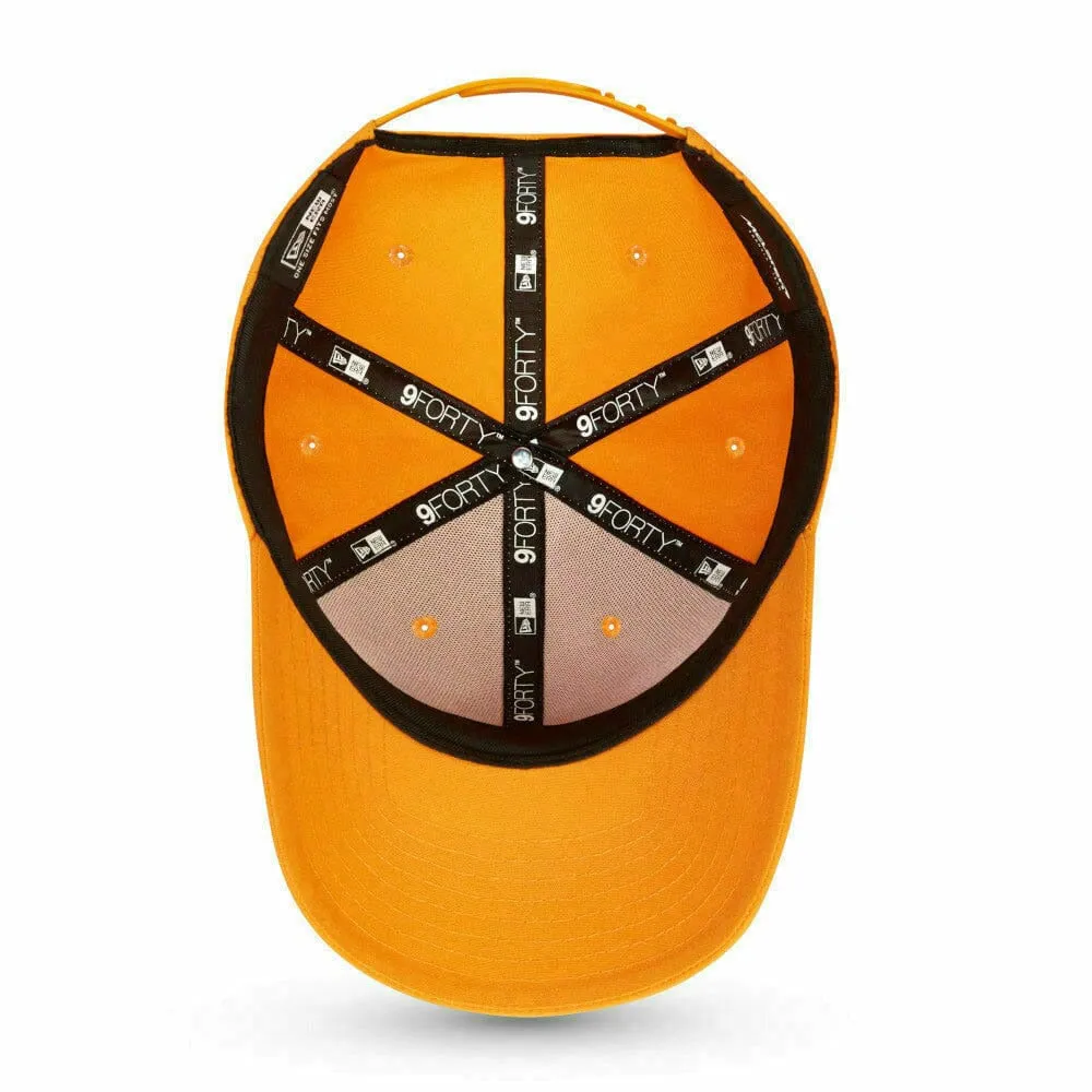 McLaren F1 Essentials New Era 9Forty Baseball Hat - Papaya/Anthracite