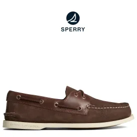 Men's Authentic Original™ Nubuck Boat Shoe Brown (STS25560)