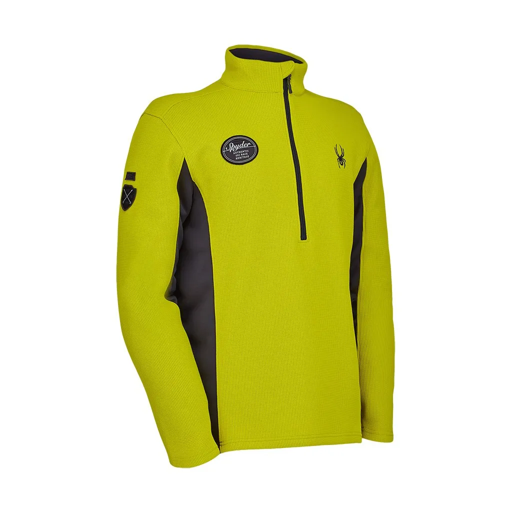 Mens Bandit Wengen Half Zip - Citron (2021)