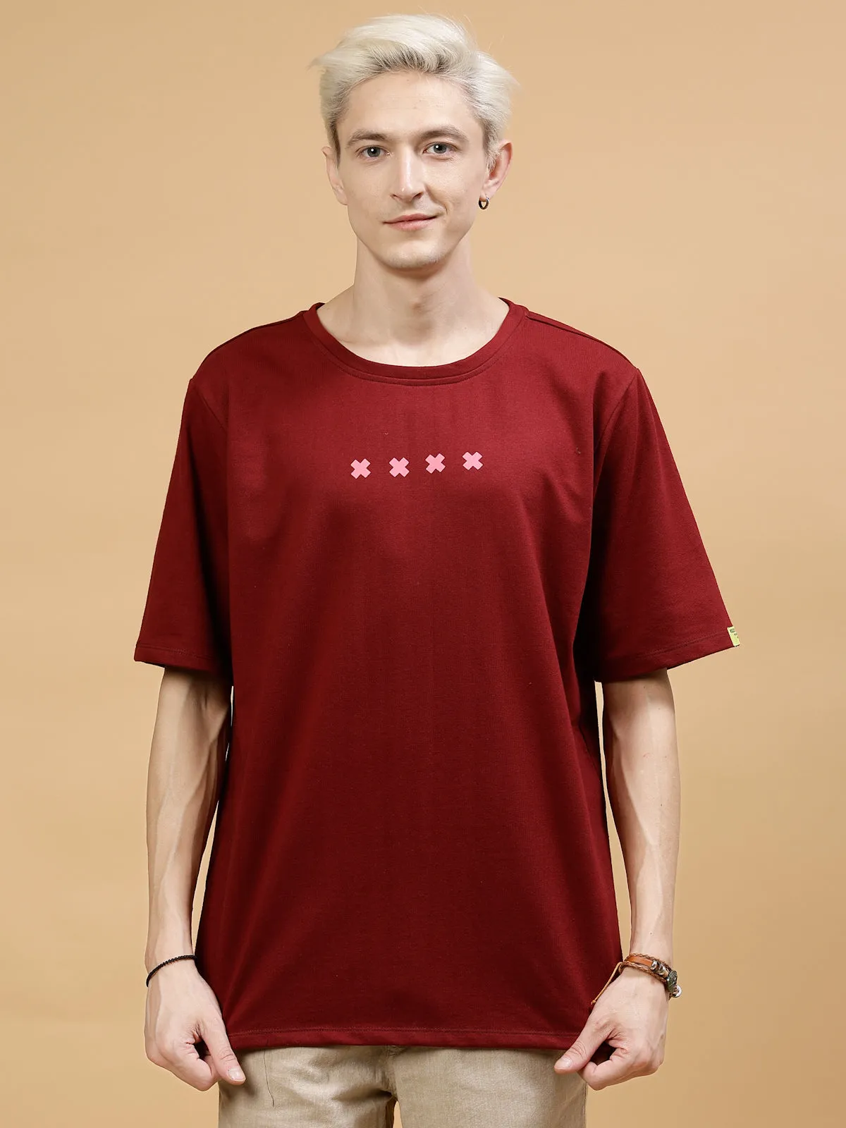 Men's Streetwear Typography Oversized Tee