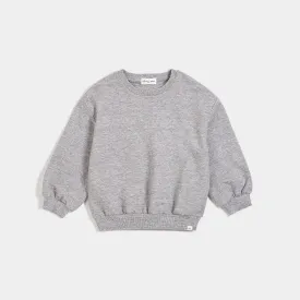 Miles Basics Heather Grey Girl's Sweatshirt