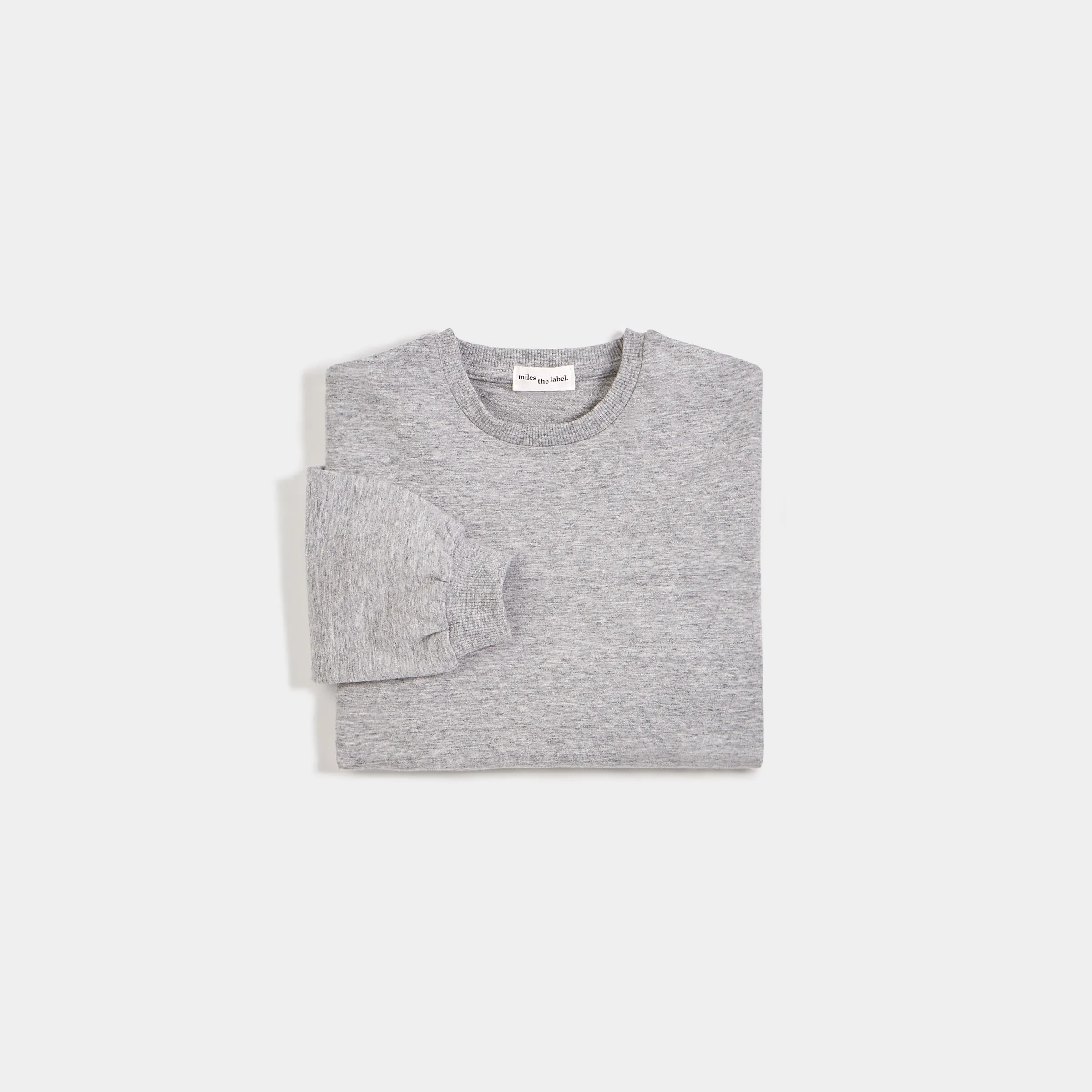 Miles Basics Heather Grey Girl's Sweatshirt