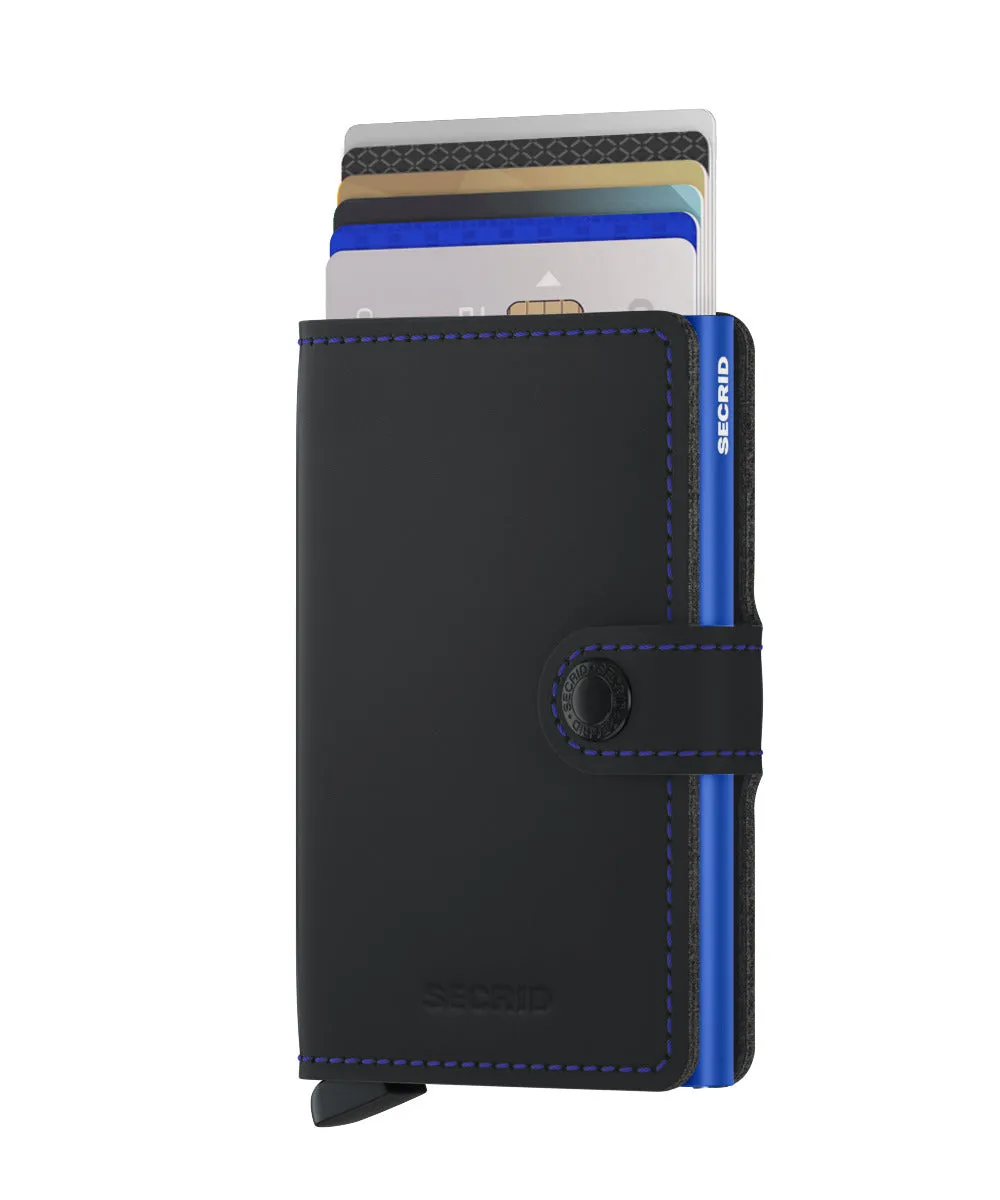 Miniwallet Matte Black & Blue