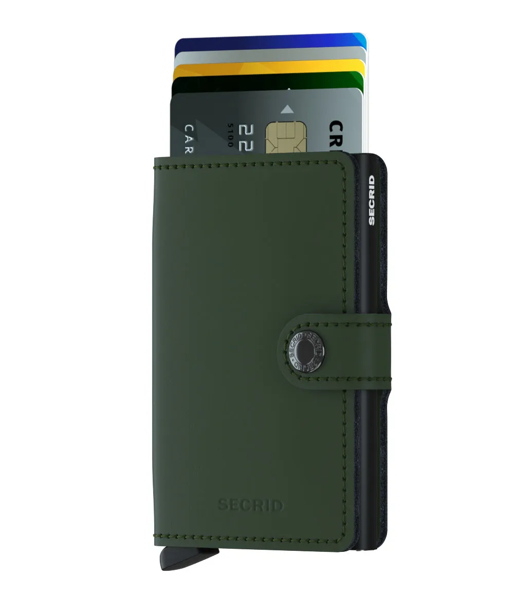 Miniwallet Matte Green-Black