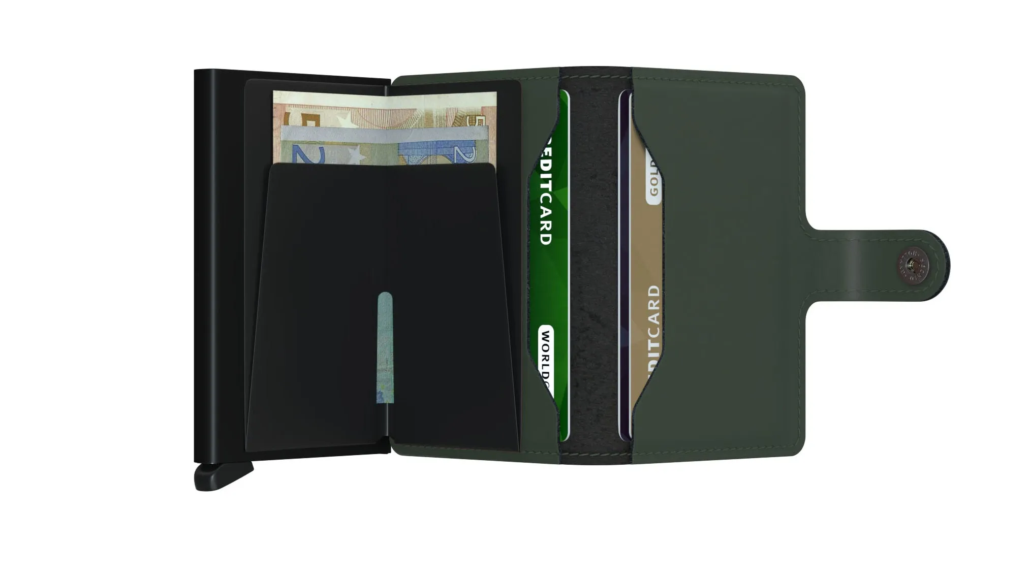 Miniwallet Matte Green-Black