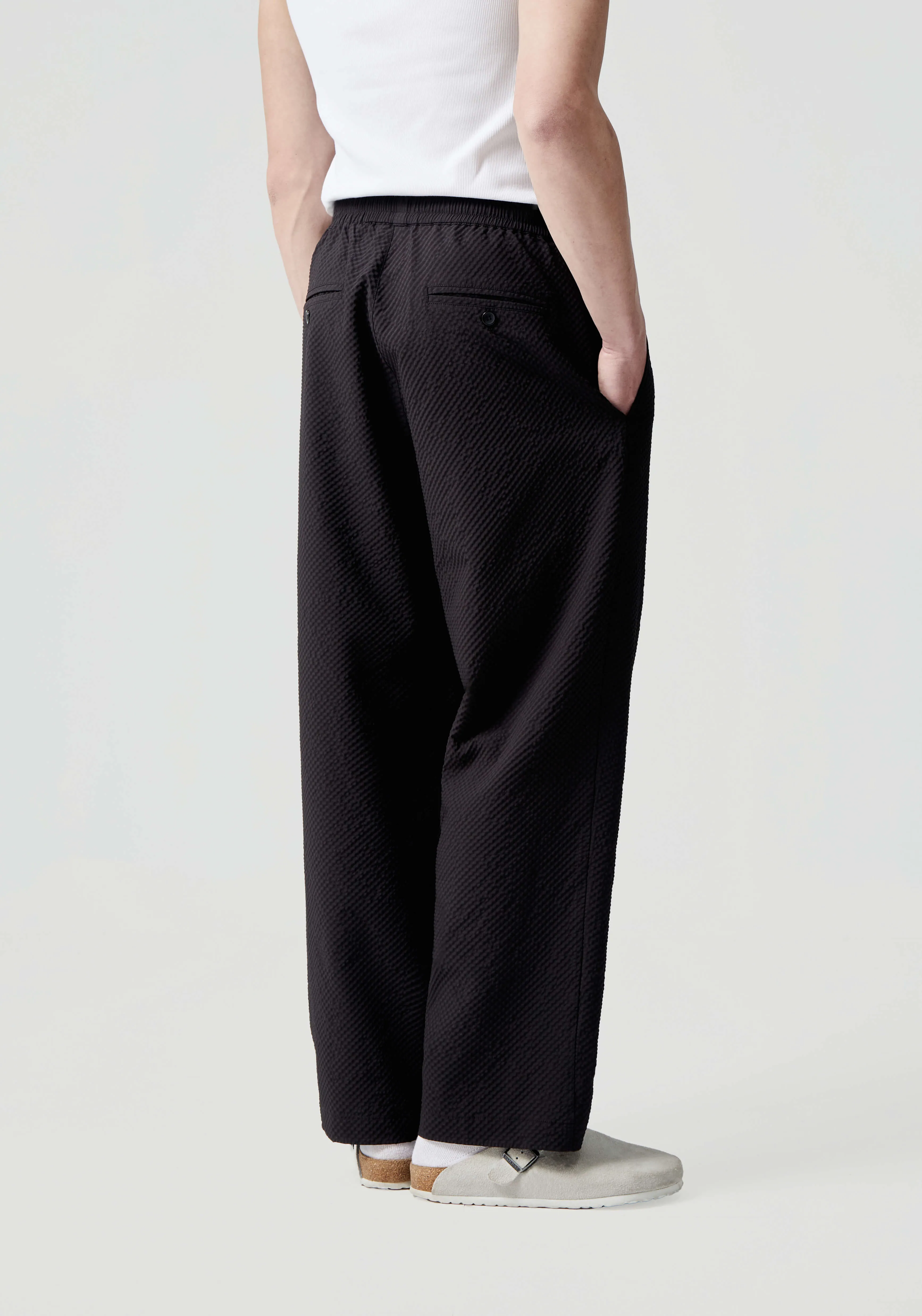 MKI SEERSUCKER TROUSERS