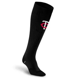 MLB Black Compression Socks, Minnesota Twins