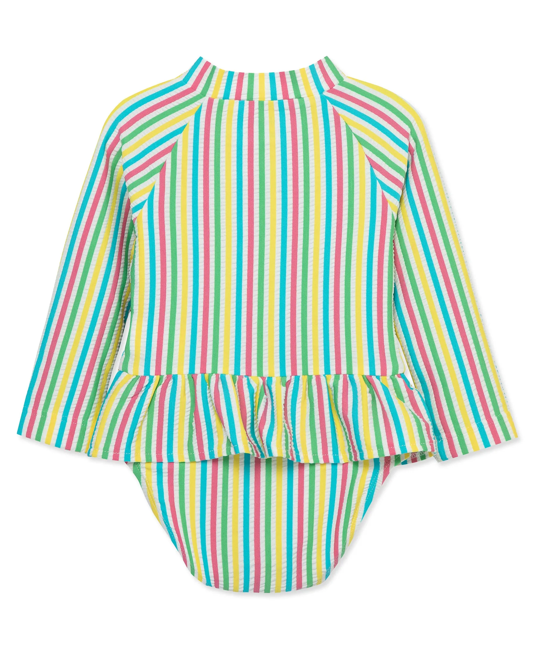 Multi Stripe Toddler One-Piece Rashguard (2T-4T)