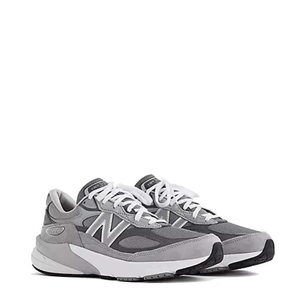 Premium New Balance Mens MADE in USA 990v6 Grey Sneakers