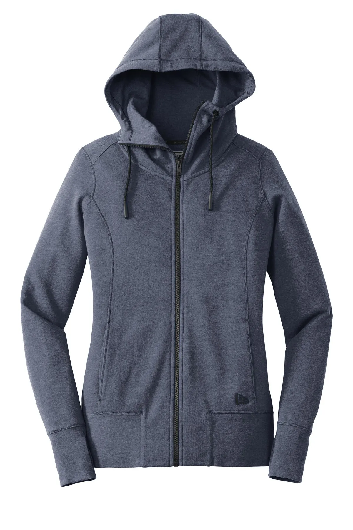 New Era Ladies Tri-Blend Fleece Full-Zip Hoodie. LNEA511