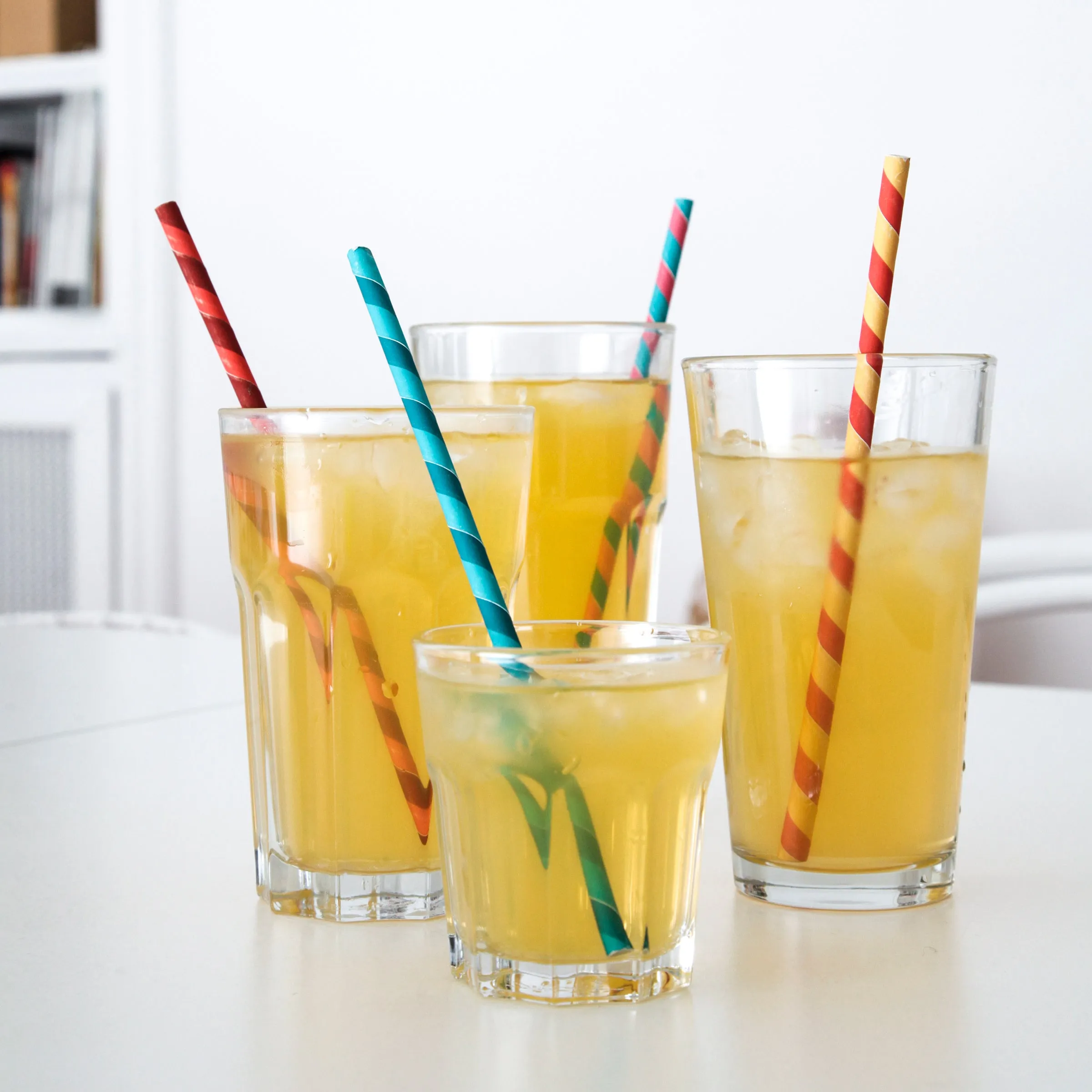 Party Stripes Paper Straws