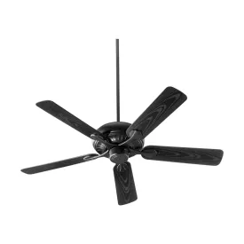 Pinnacle 52" Outdoor Patio Fan - Wet Rated - Black