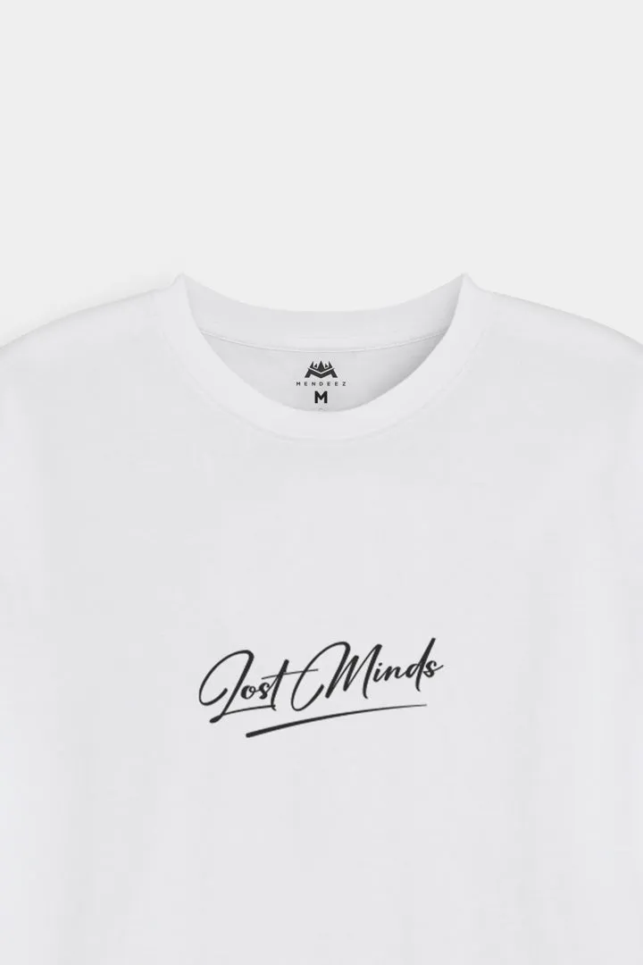 Printed Graphic Tee - White