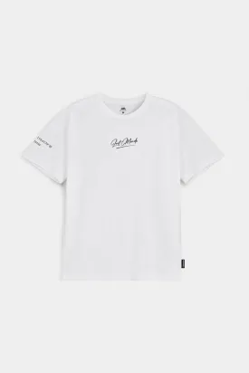 Printed Graphic Tee - White