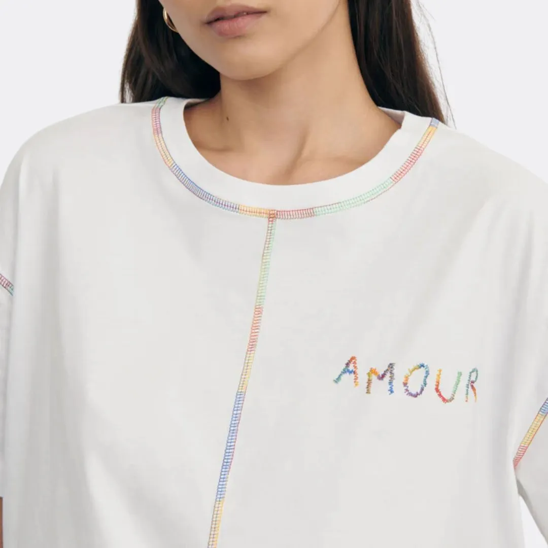 "Amour" Alesia T-Shirt (White)