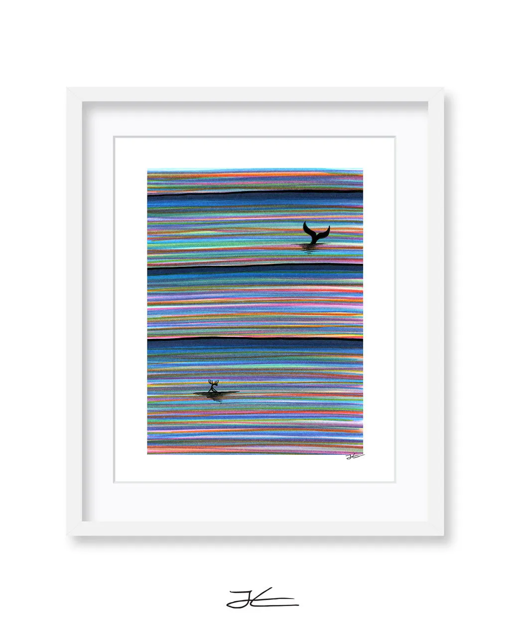 Rainbow Lineup - Print/ Framed Print